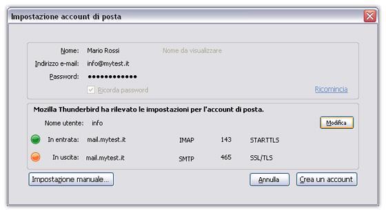 configurazione automatica