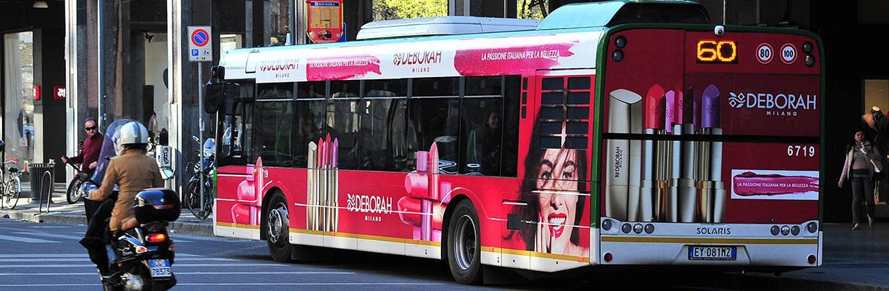 Affissione su autobus e taxi a Roma e Milano Pubblicità dinamica su autobus e taxi a roma e milano