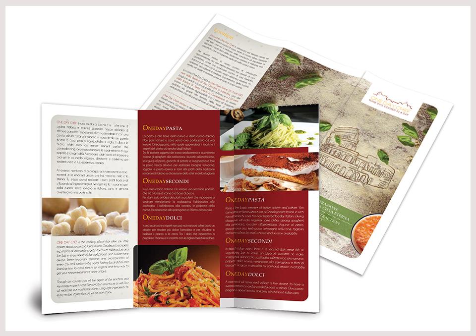creazione-depliant-A4-one-day-chef